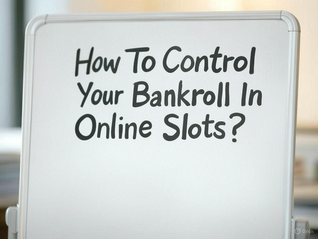 How To Control Your Bankroll In Online Slots