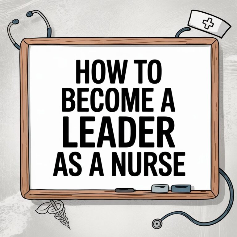 How to Become a Leader as a Nurse