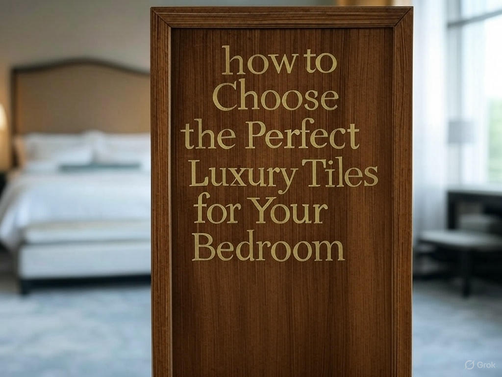 How to Choose the Perfect Luxury Tiles for Your Bedroom