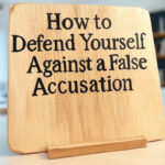 How to Defend Yourself Against a False Accusation