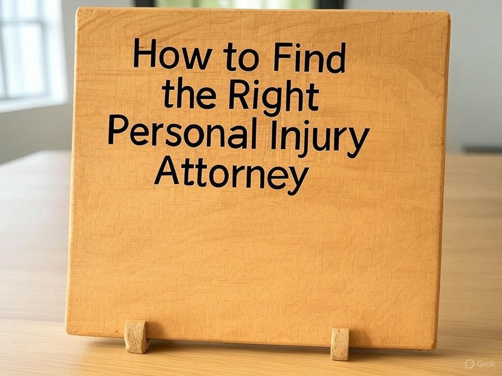 How to Find the Right Personal Injury Attorney