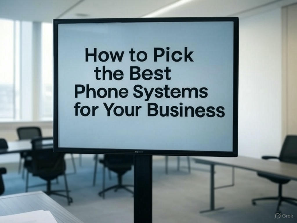 How to Pick the Best Phone Systems for Your Business