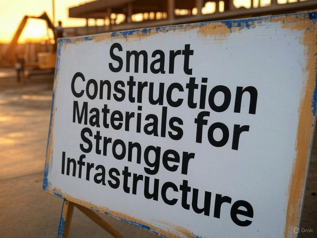 Smart Construction Materials for Stronger Infrastructure