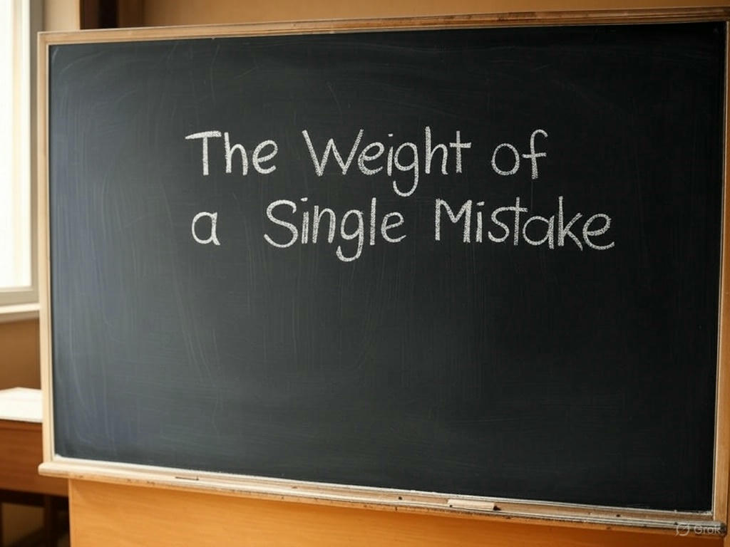 The Weight of a Single Mistake