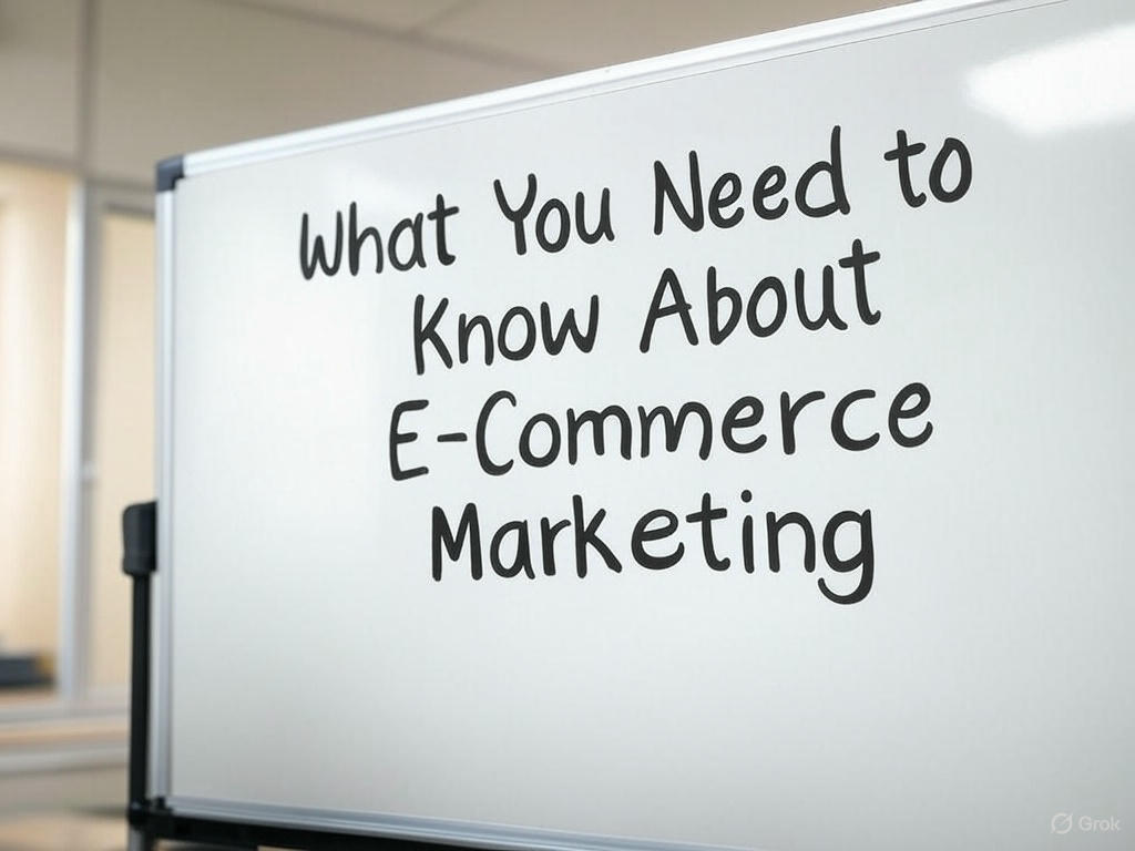 What You Need to Know About E-Commerce Marketing