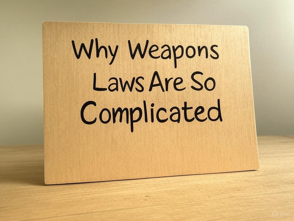 Why Weapons Laws Are So Complicated