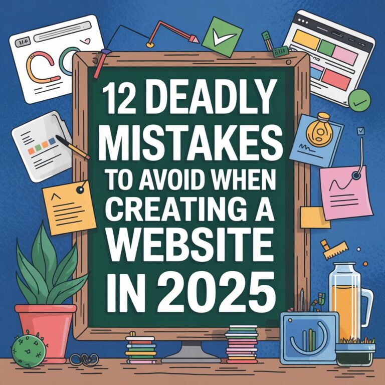 12 Deadly Mistakes to Avoid When Creating a Website in 2025