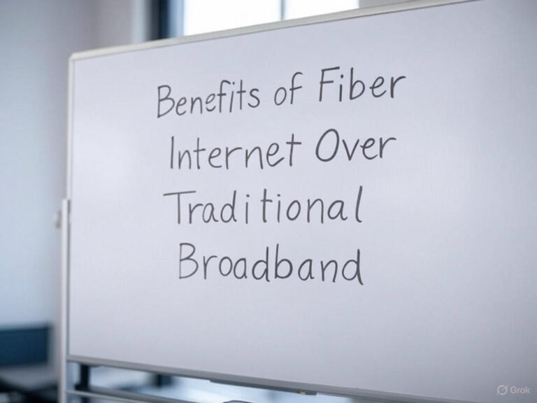 Benefits of Fiber Internet Over Traditional Broadband