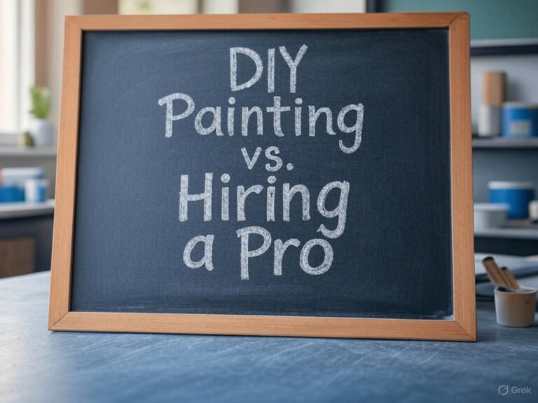 DIY Painting vs. Hiring a Pro