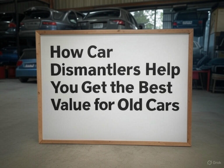 How Car Dismantlers Help You Get the Best Value for Old Cars