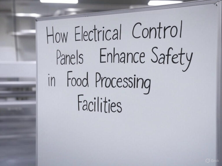 How Electrical Control Panels Enhance Safety in Food Processing Facilities