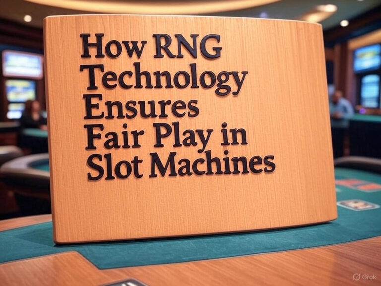 How RNG Technology Ensures Fair Play in Slot Machines
