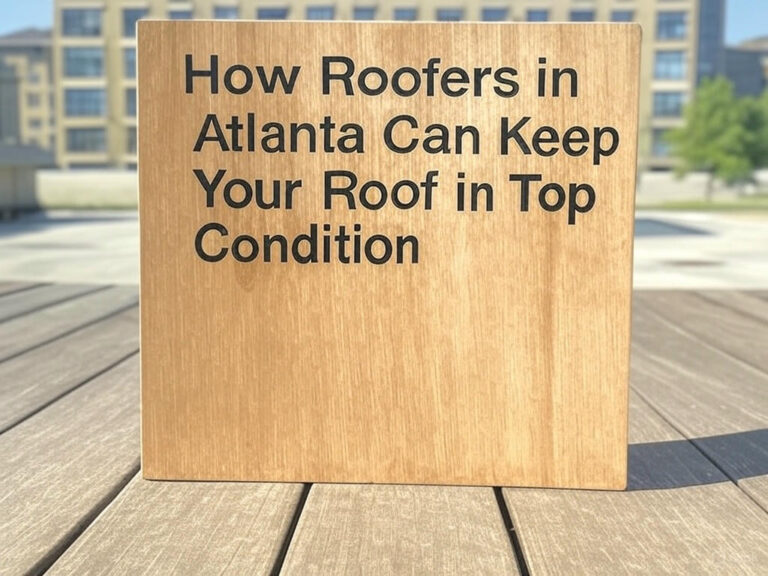 How Roofers in Atlanta Can Keep Your Roof in Top Condition
