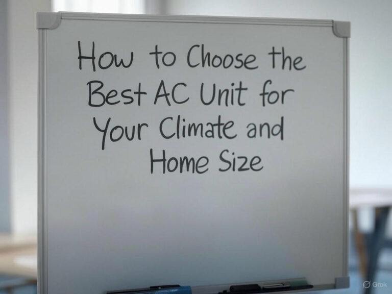 How to Choose the Best AC Unit for Your Climate and Home Size