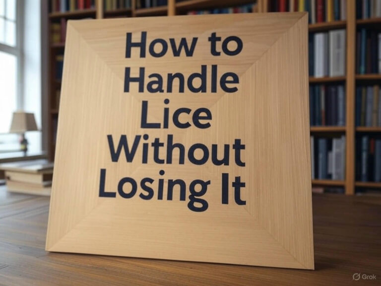 How to Handle Lice Without Losing It