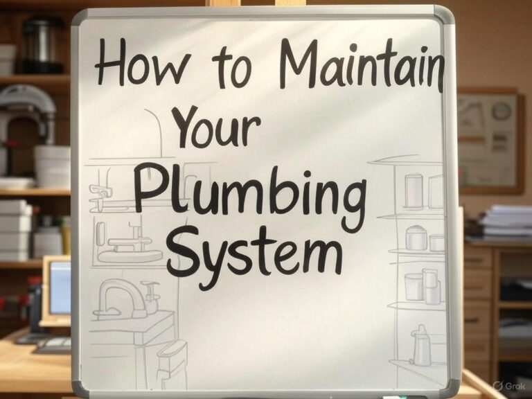 How to Maintain Your Plumbing System