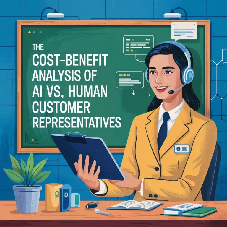 The Cost-Benefit Analysis of AI vs. Human Customer Service Representatives