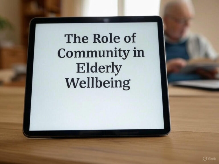 The Role of Community in Elderly Wellbeing