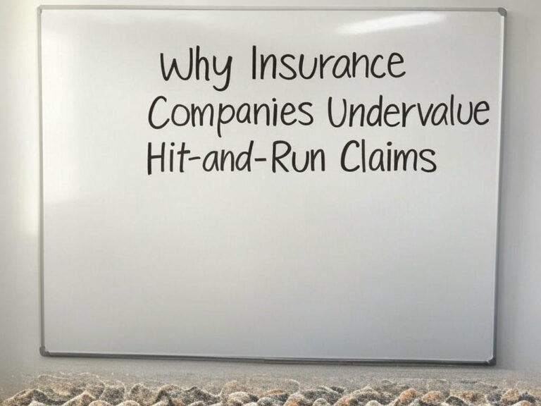 Why Insurance Companies Undervalue Hit-and-Run Claims