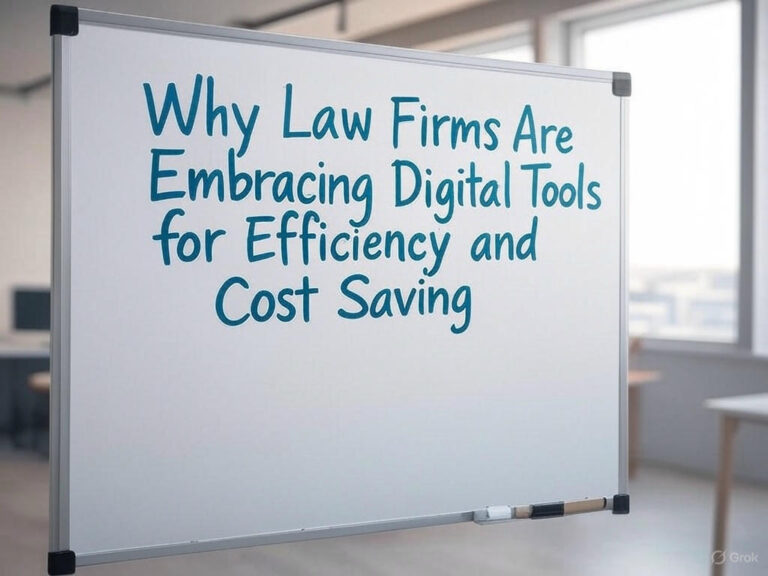 Why Law Firms Are Embracing Digital Tools for Efficiency and Cost Saving