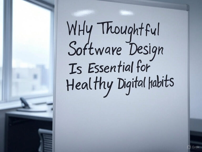 Why Thoughtful Software Design Is Essential for Healthy Digital Habits