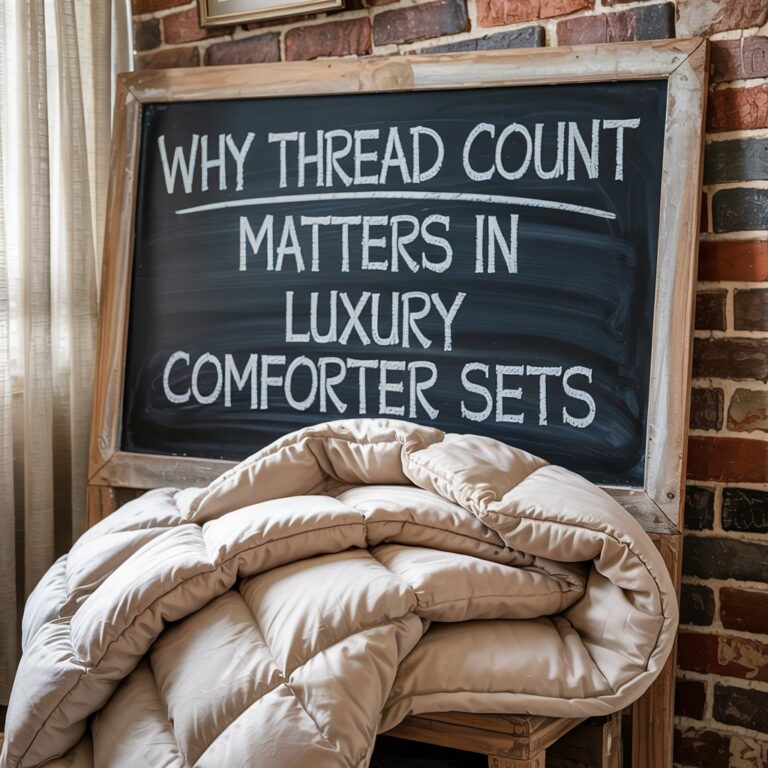 Why Thread Count Matters in Luxury Comforter Sets