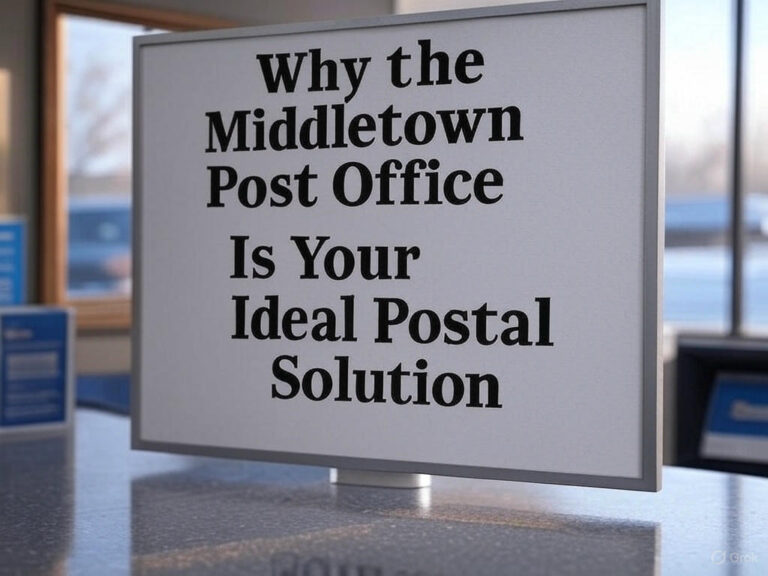 Why the Middletown Post Office Is Your Ideal Postal Solution