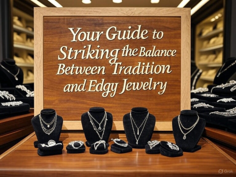 Your Guide to Striking the Balance Between Tradition and Edgy Jewelry