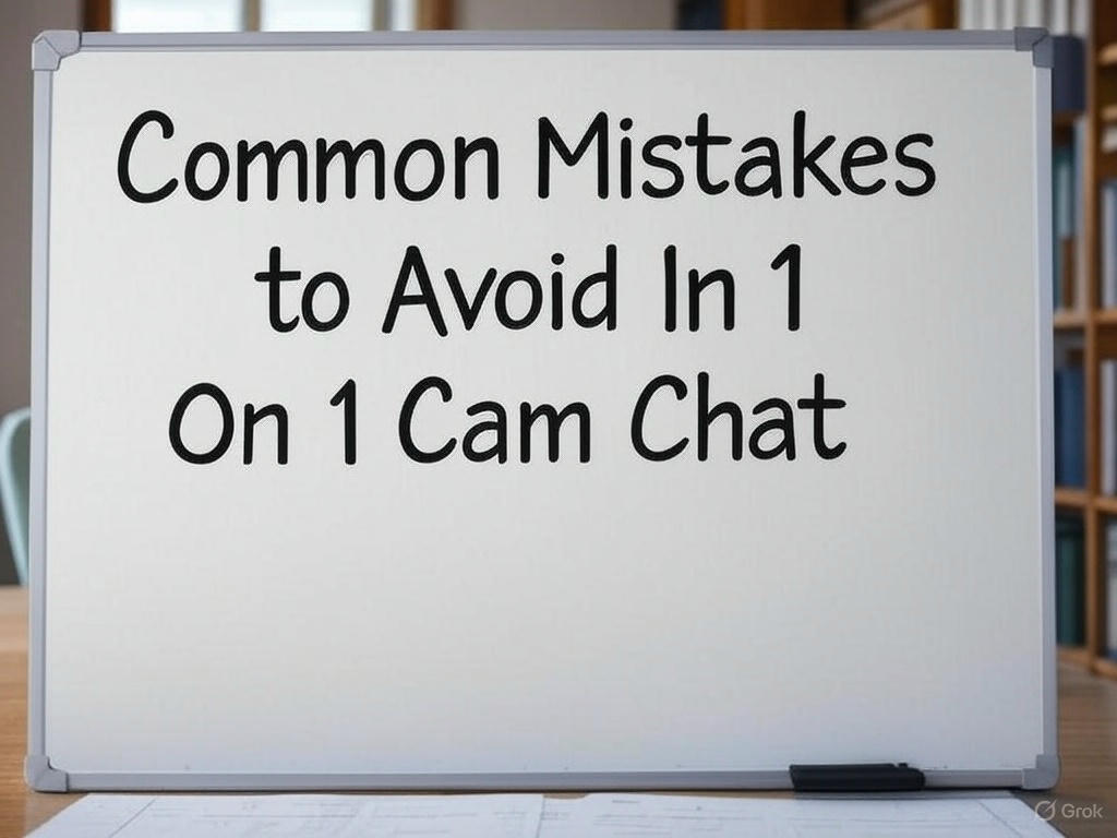 Common Mistakes to Avoid In 1 On 1 Cam Chat