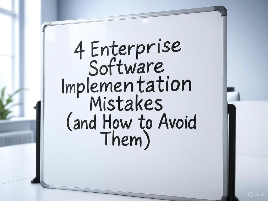 4 Enterprise Software Implementation Mistakes (and How to Avoid Them)