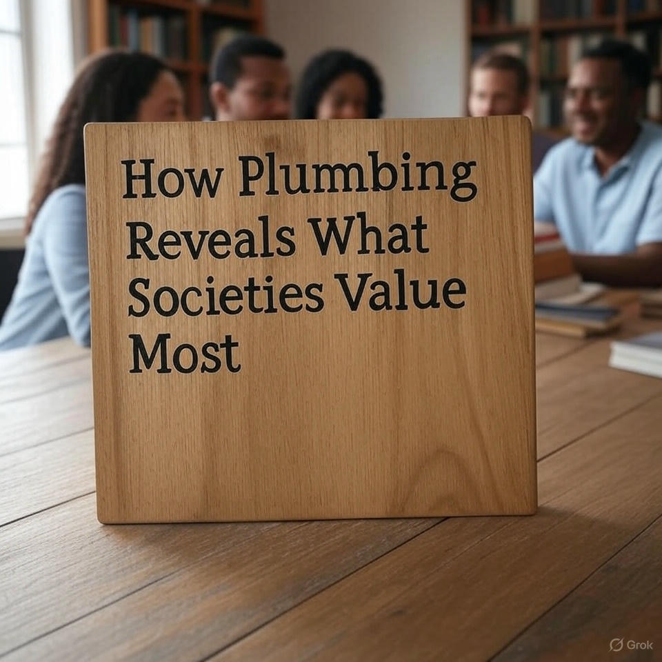How Plumbing Reveals What Societies Value Most