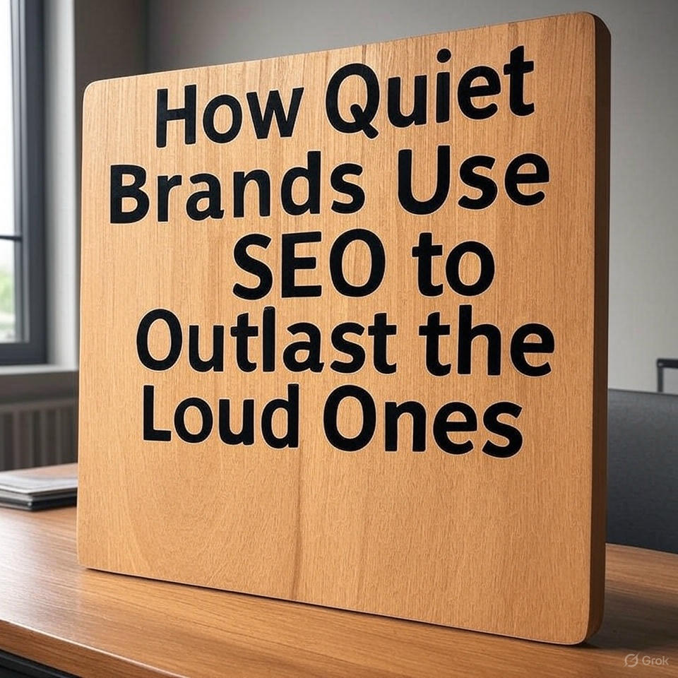 How Quiet Brands Use SEO to Outlast the Loud Ones