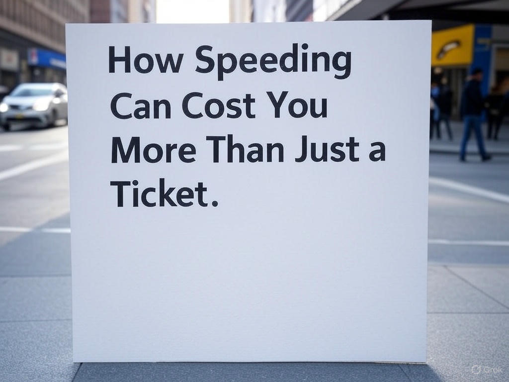 How Speeding Can Cost You More Than Just a Ticket