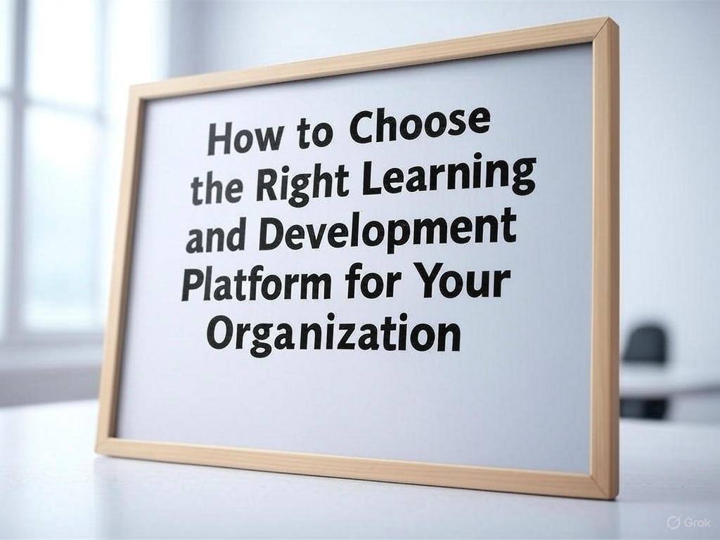 How to Choose the Right Learning and Development Platform for Your Organization