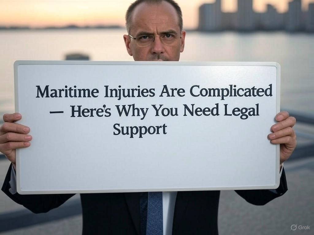 Maritime Injuries Are Complicated — Here’s Why You Need Legal Support