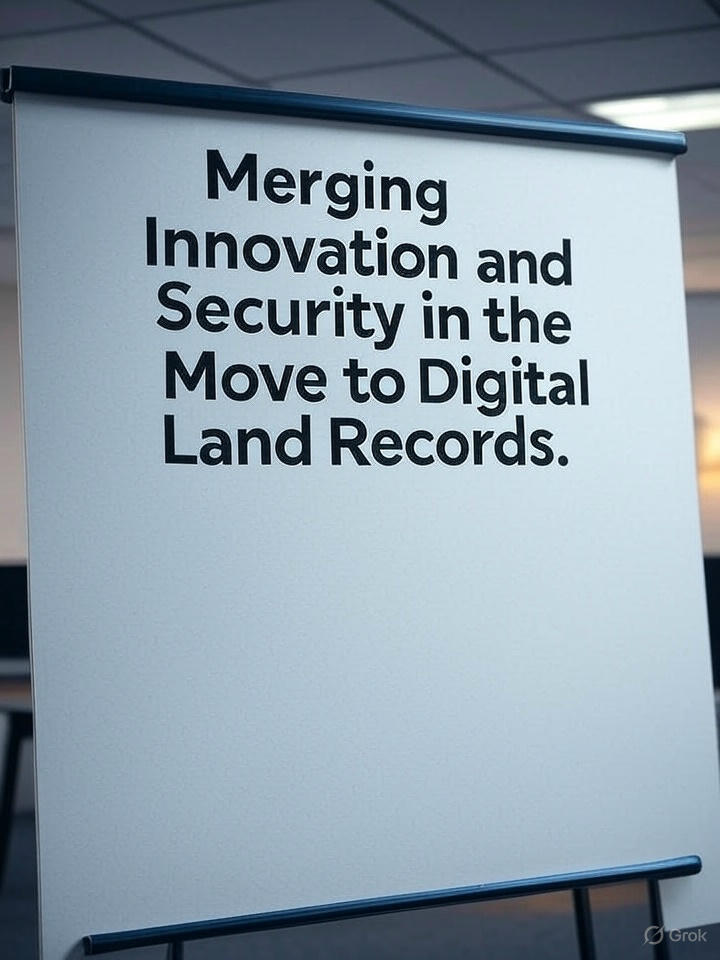 Merging Innovation and Security in the Move to Digital Land Records