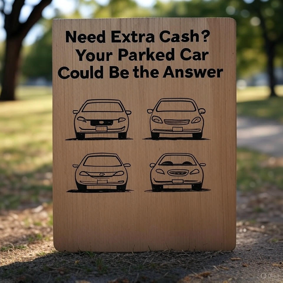 Need Extra Cash Your Parked Car Could Be the Answer