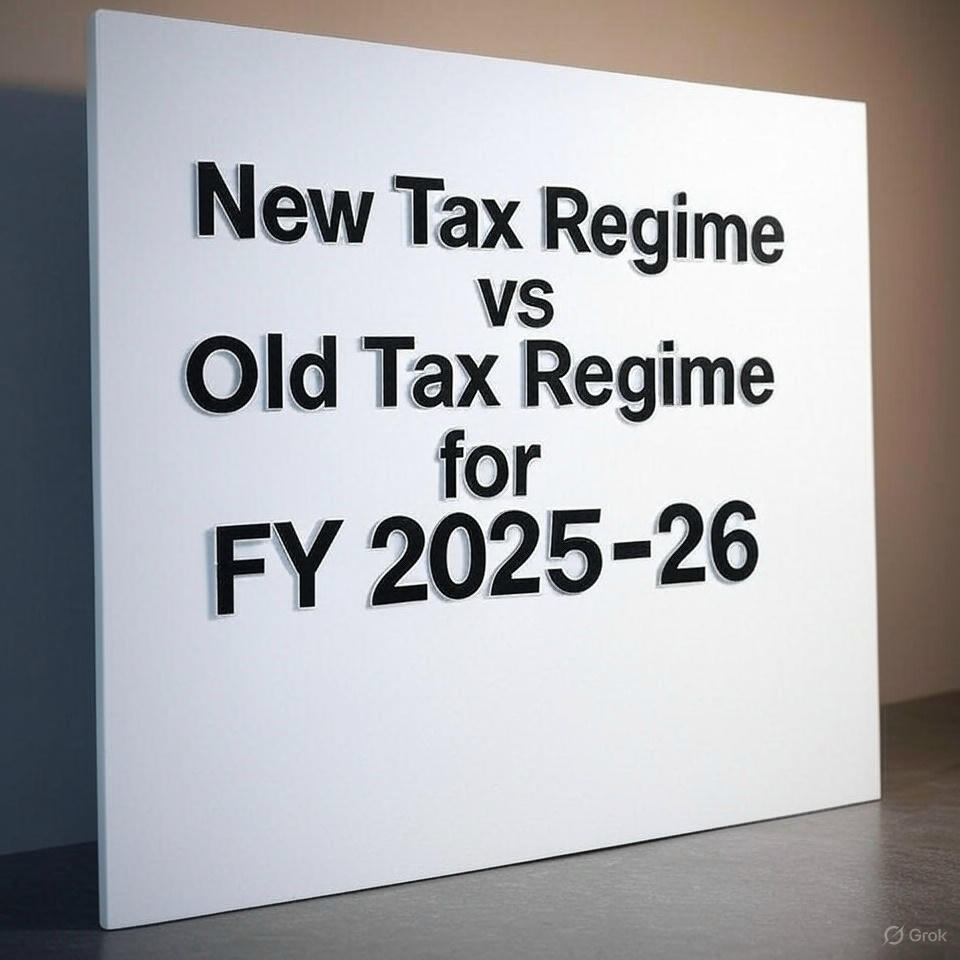 New Tax Regime vs Old Tax Regime for FY 2025-26