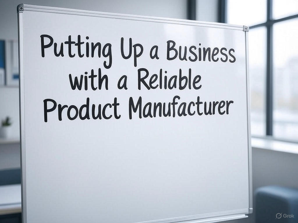 Putting Up a Business with a Reliable Product Manufacturer