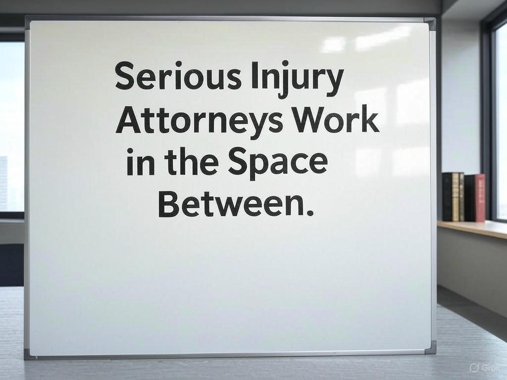 Serious Injury Attorneys Work in the Space Between