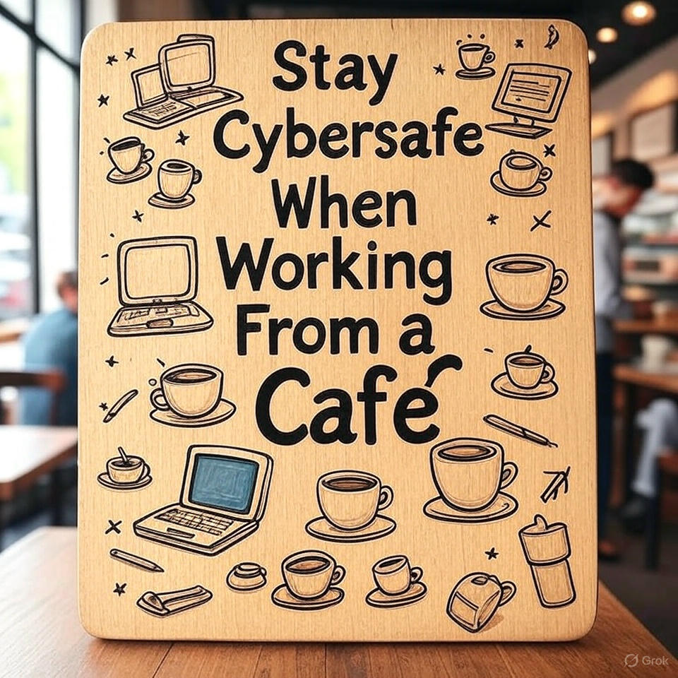 Stay Cybersafe When Working From a Café