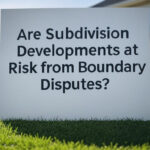 Are Subdivision Developments at Risk from Boundary Disputes?