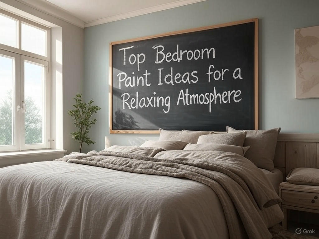 Top Bedroom Paint Ideas for a Relaxing Atmosphere