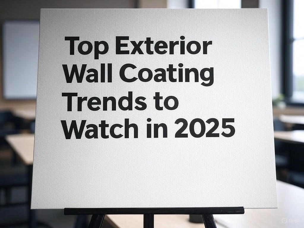 Top Exterior Wall Coating Trends to Watch in 2025