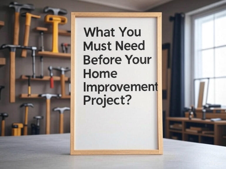 What You Must Need Before Your Home Improvement Project