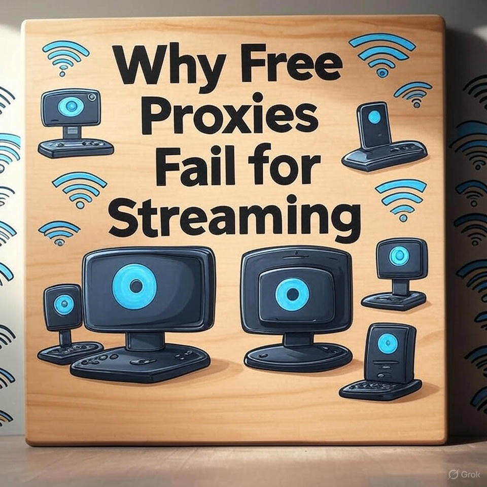 Why Free Proxies Fail for Streaming