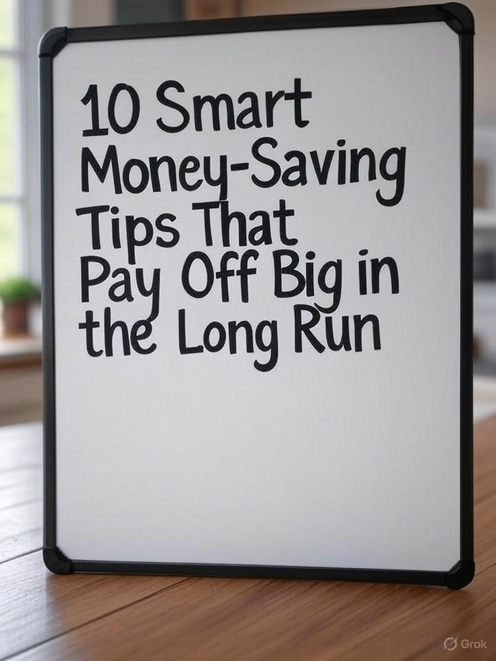 10 Smart Money-Saving Tips That Pay Off Big in the Long Run