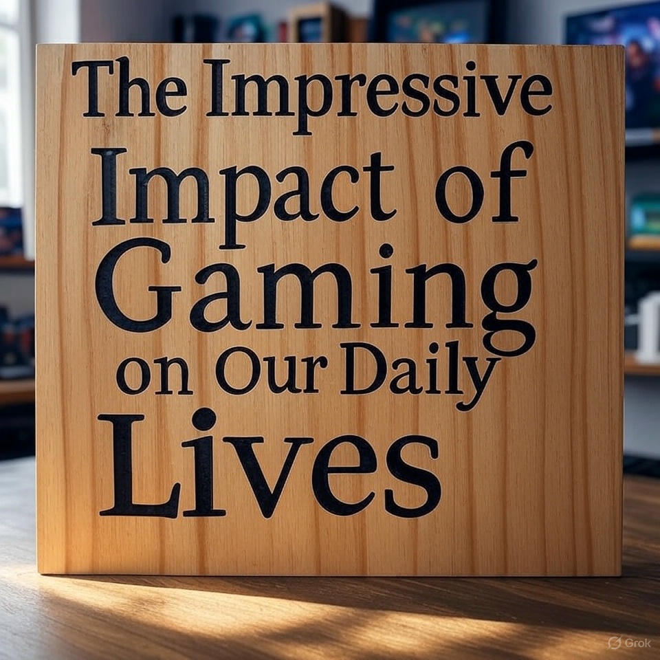 The Impressive Impact of Gaming on Our Daily Lives