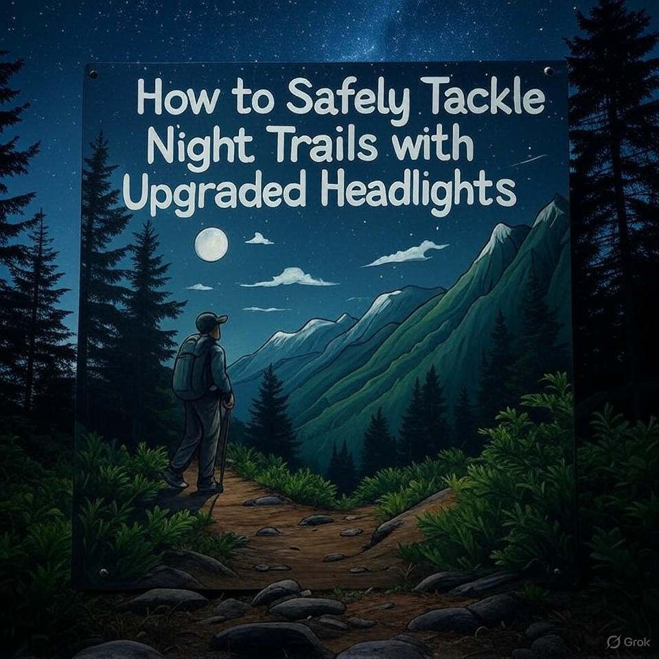How to Safely Tackle Night Trails with Upgraded Headlights