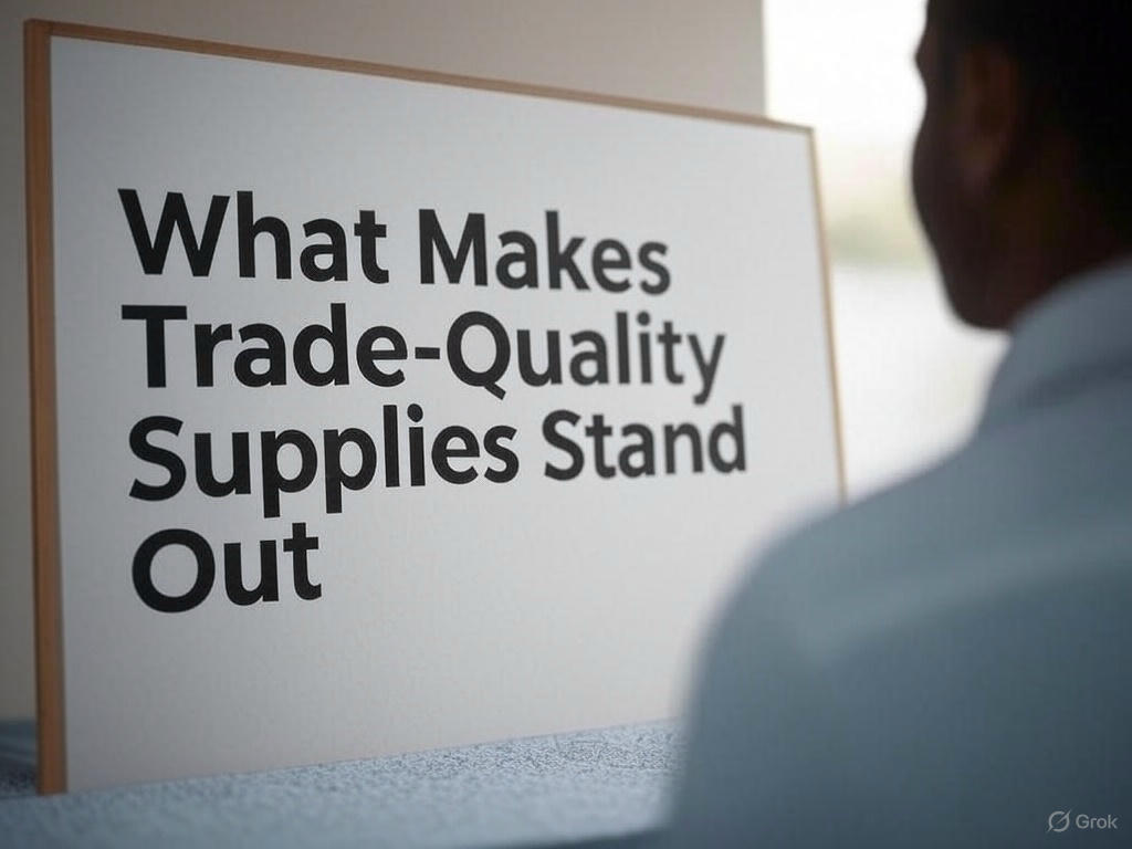 What Makes Trade-Quality Supplies Stand Out